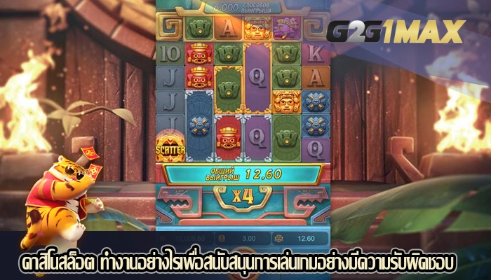 คาสิโนสล็อต ทำงานอย่างไรเพื่อสนับสนุนการเล่นเกมอย่างมีความรับผิดชอบ