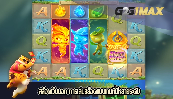 สล็อตเว็บนอก การเล่นสล็อตแบบเกมที่มีหลายระดับ