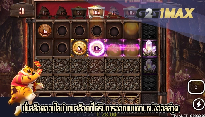 ปั่นสล็อตออนไลน์ เกมสล็อตที่ได้รับการออกแบบตามหนังฮอลลีวูด