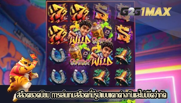 สล็อตยอดนิยม การเล่นเกมสล็อตที่มีรูปแบบแตกต่างกันและไม่มีขีดจำกัด