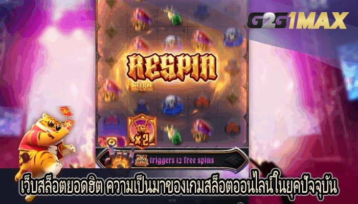 เว็บสล็อตยอดฮิต ความเป็นมาของเกมสล็อตออนไลน์ในยุคปัจจุบัน