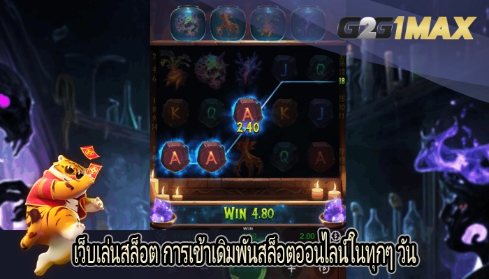 เว็บเล่นสล็อต การเข้าเดิมพันสล็อตออนไลน์ในทุกๆ วัน